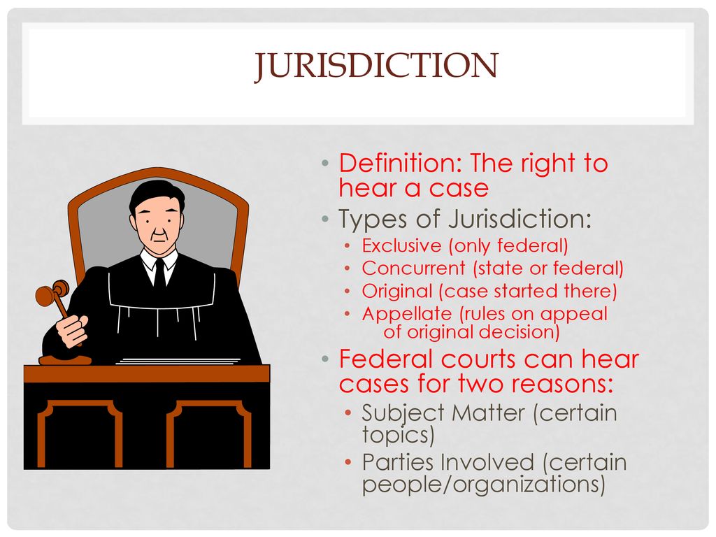 Original jurisdiction definition government hotsell